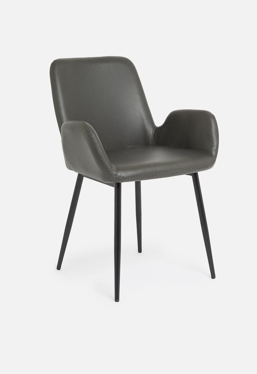 Sixth Floor - Balti dining chair - charcoal
