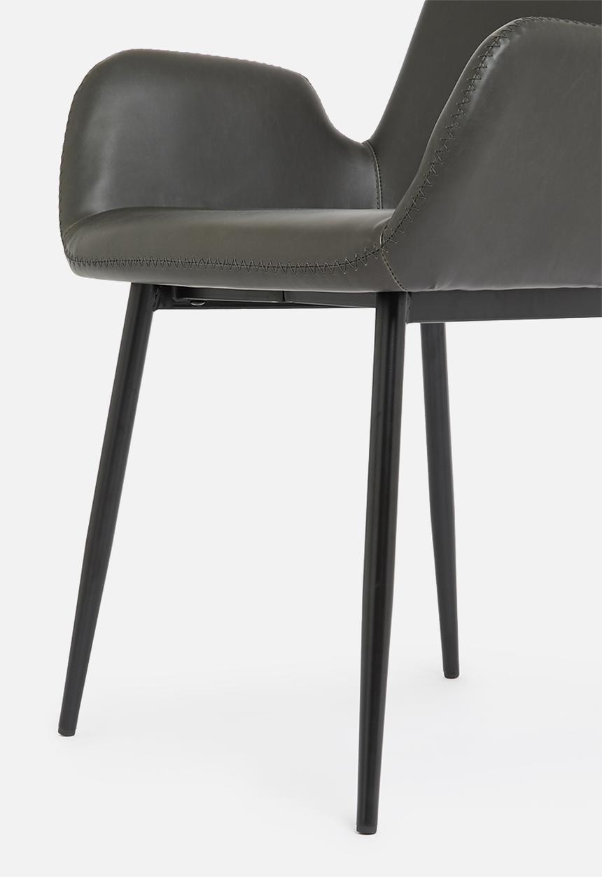 Sixth Floor - Balti dining chair - charcoal