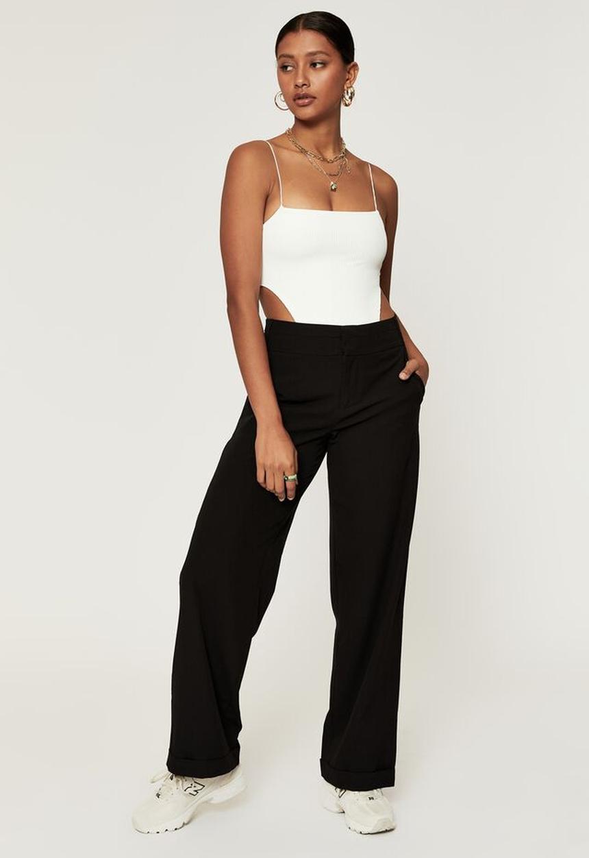 Supré  - Reese high cut bodysuit - winter white