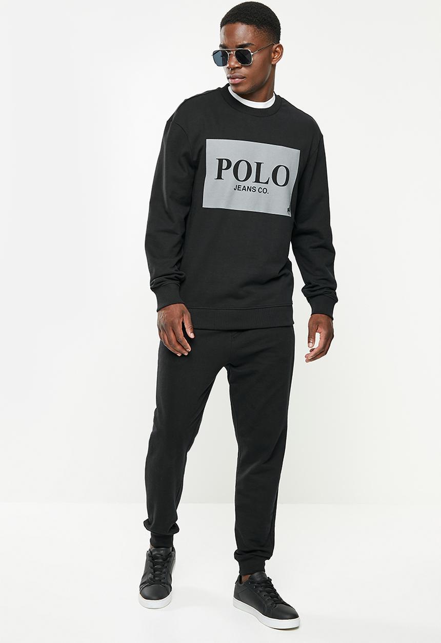 POLO - PJC Logo sweat - black