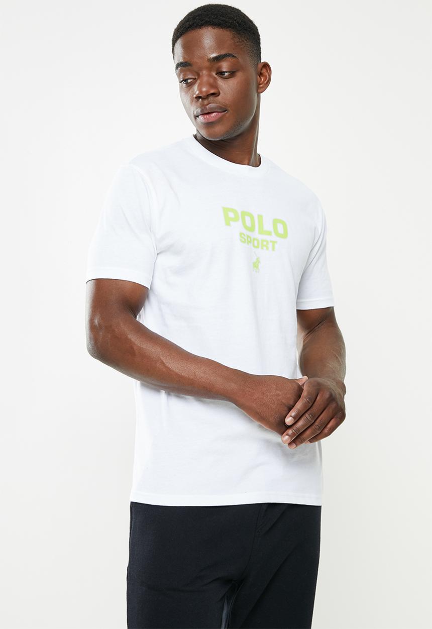 POLO - Men sport logo short sleeve tee - white