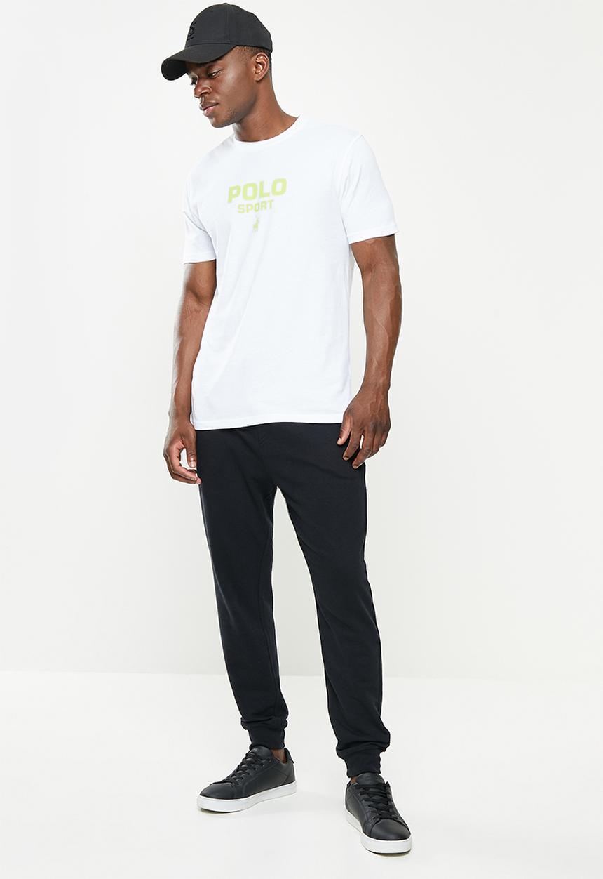 POLO - Men sport logo short sleeve tee - white