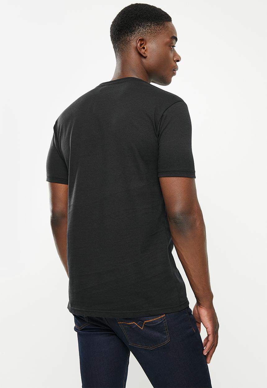 POLO - Men Cory Crest short sleeve tee - black