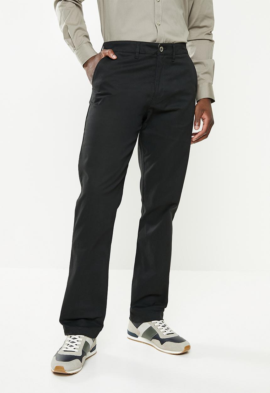 POLO - Men naples relaxed fit chino - black