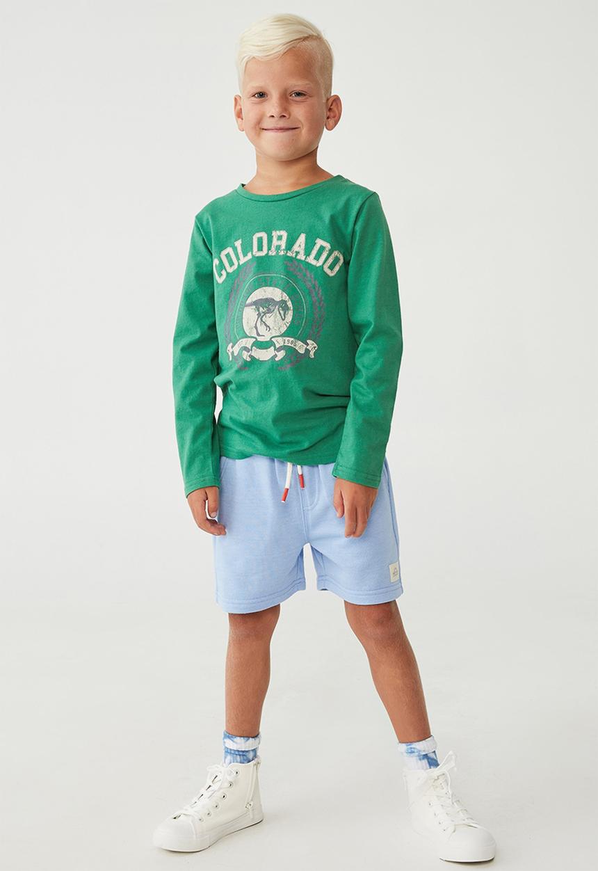 Cotton On - Max long sleeve tee - pickles & colorado dino crest