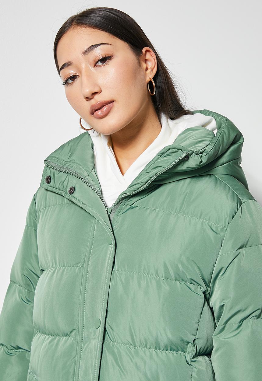 Superbalist - Midi puffer - new sage