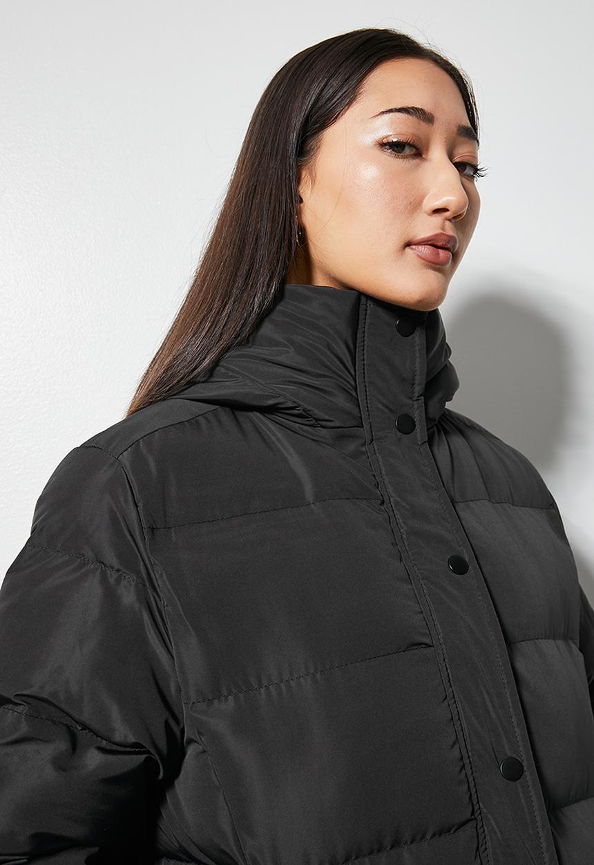 Superbalist - Midi puffer - black1