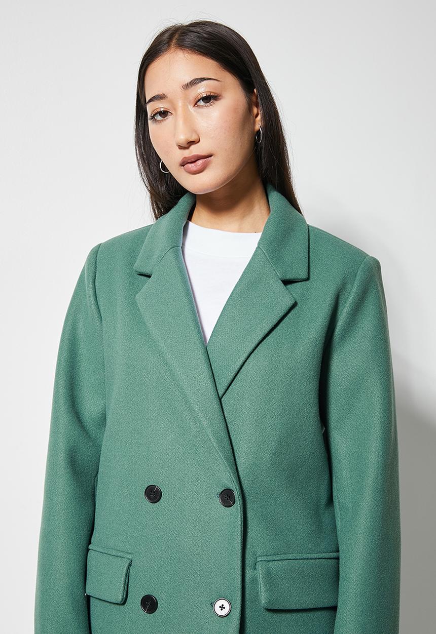 Superbalist - Double breasted coat - sage