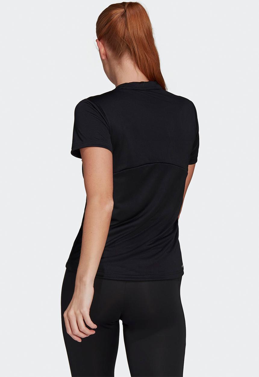 adidas Performance - W bl perfomance short sleeve tee - black/white