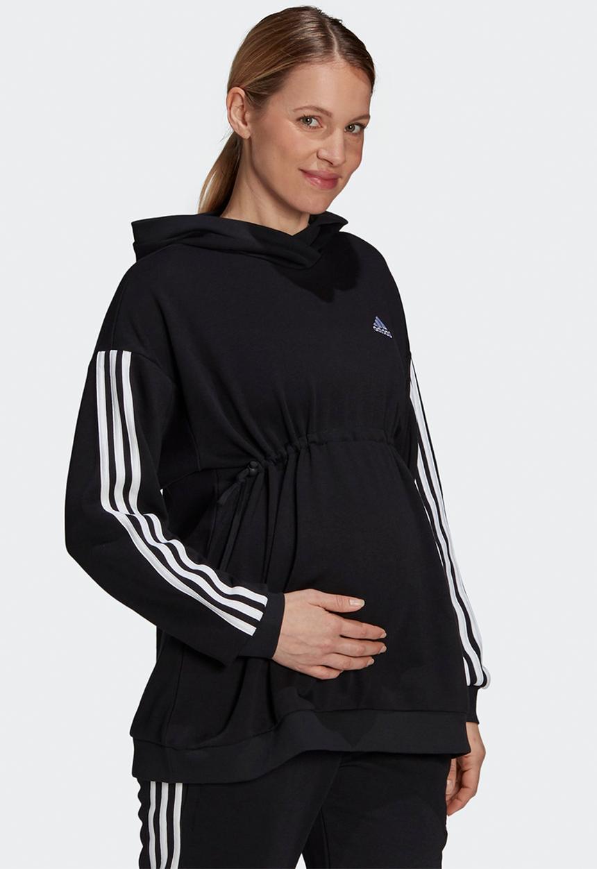 adidas Performance - Maternity perf hoodie - black/white