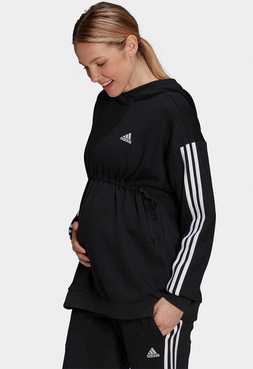 adidas Performance - Maternity perf hoodie - black/white