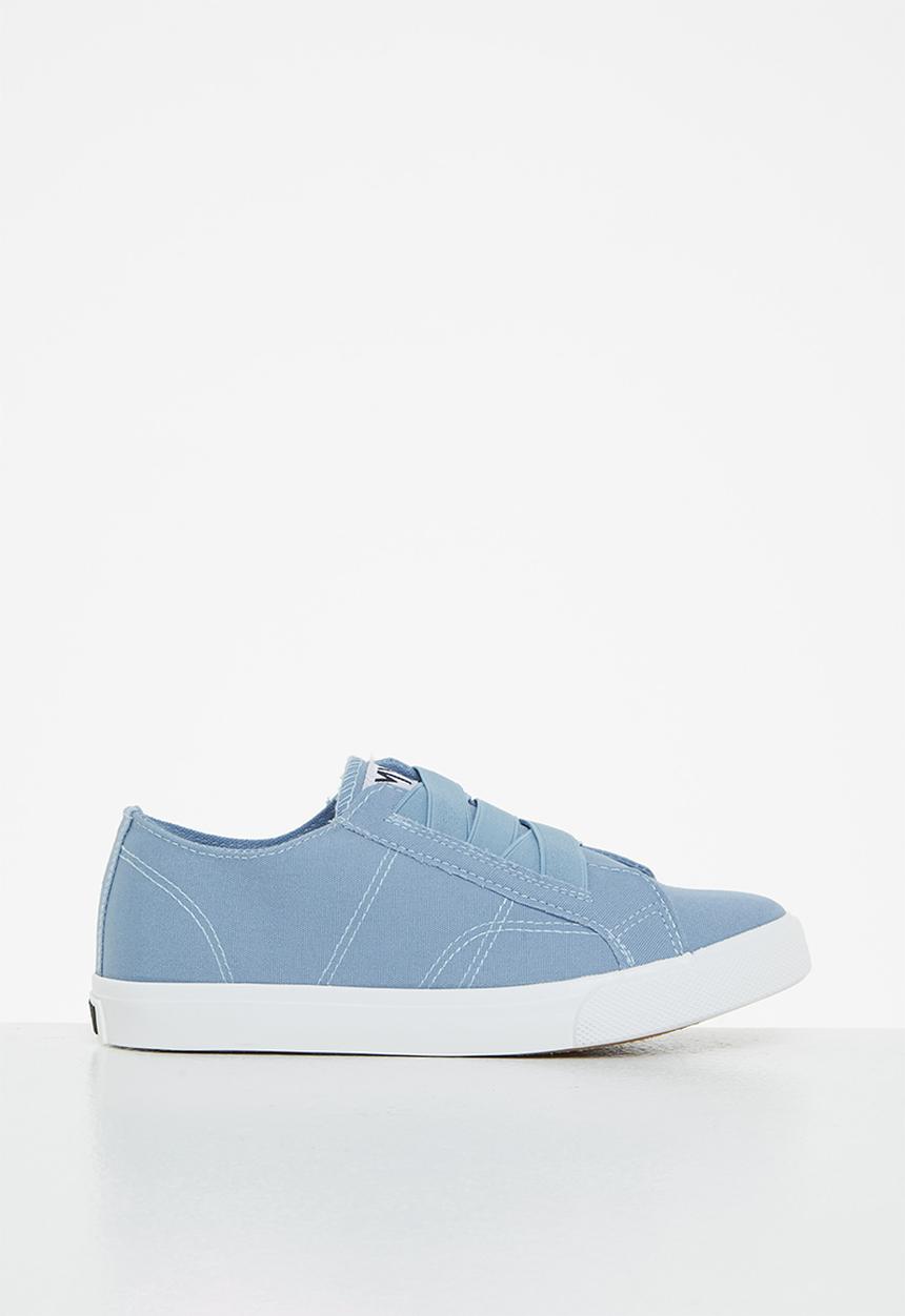 TOMY - Girls elastic slip on - blue