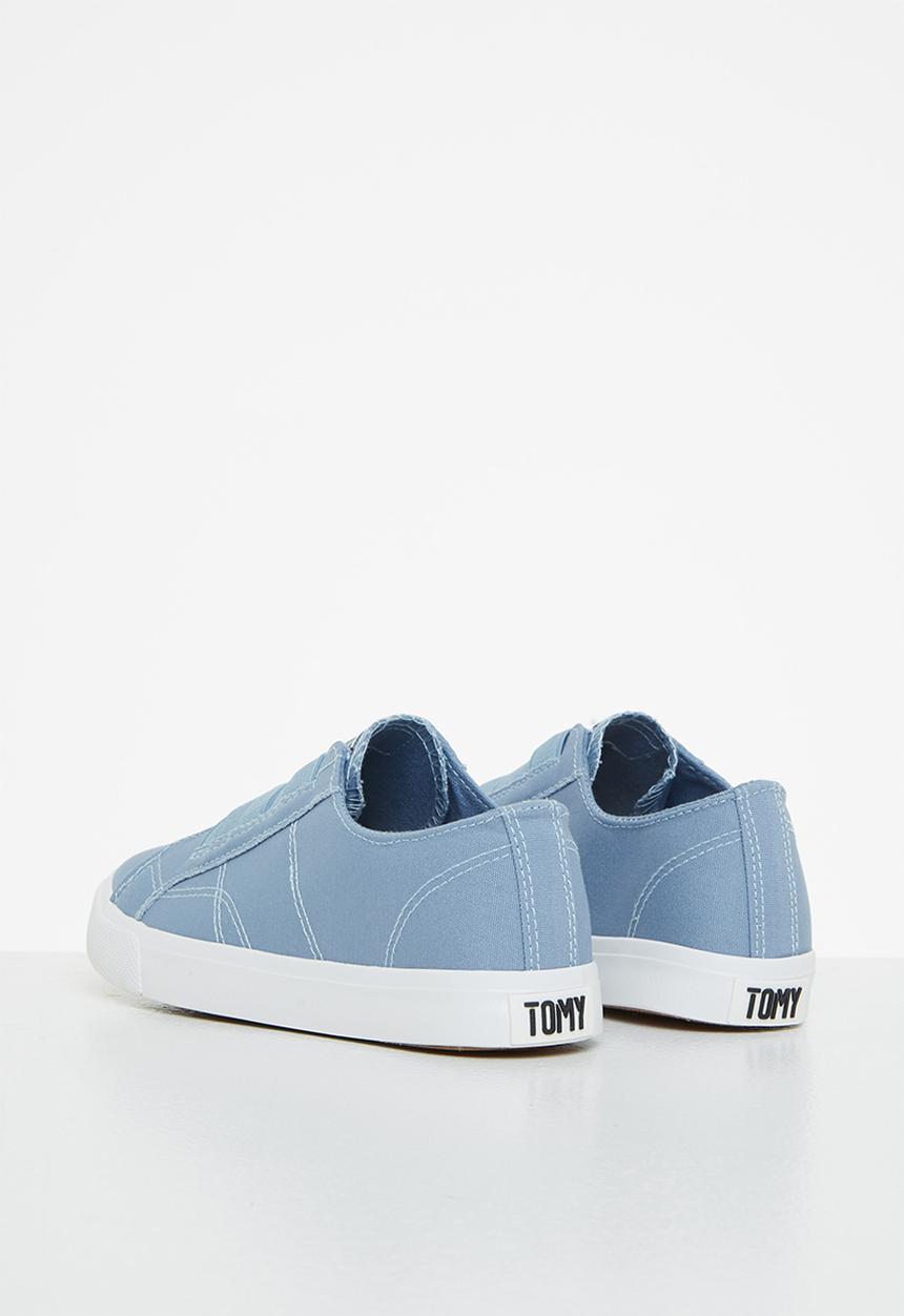 TOMY - Girls elastic slip on - blue