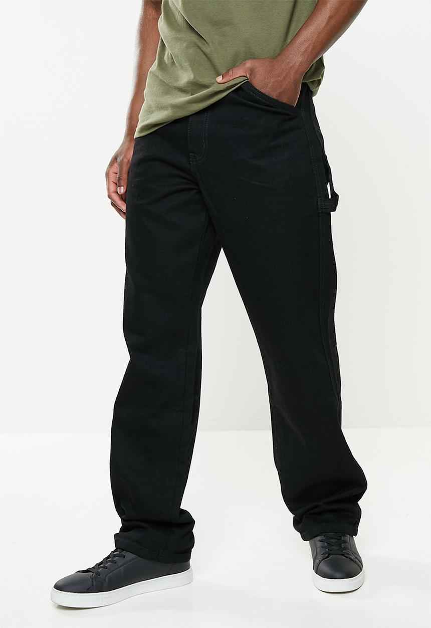 Lee  - Boss of the road relaxed fit carpenter jeans - black