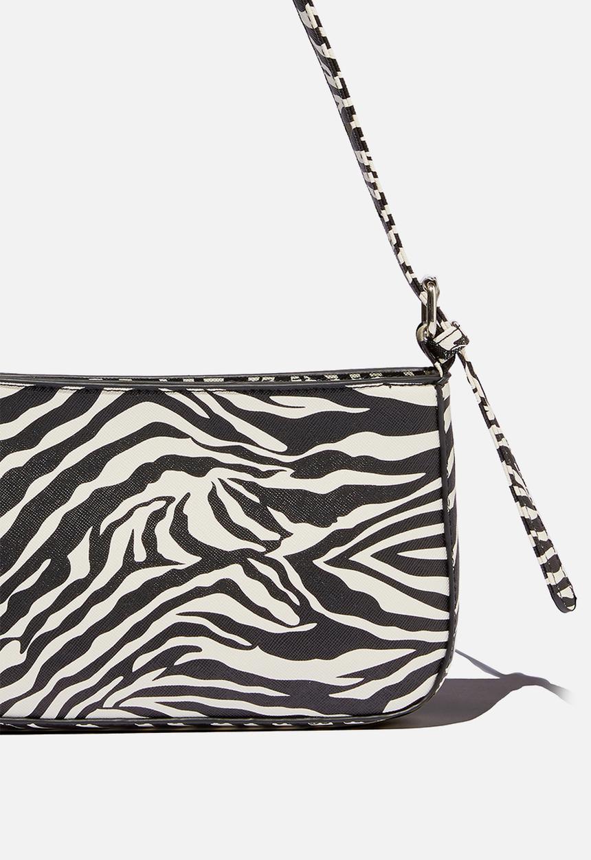 Rubi - Lexi underarm bag - zebra print
