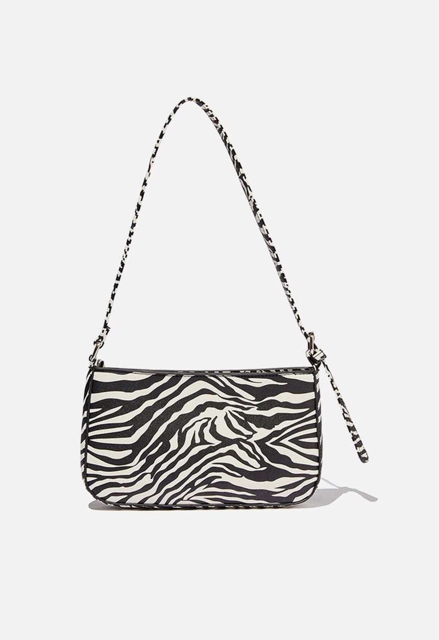 Rubi - Lexi underarm bag - zebra print