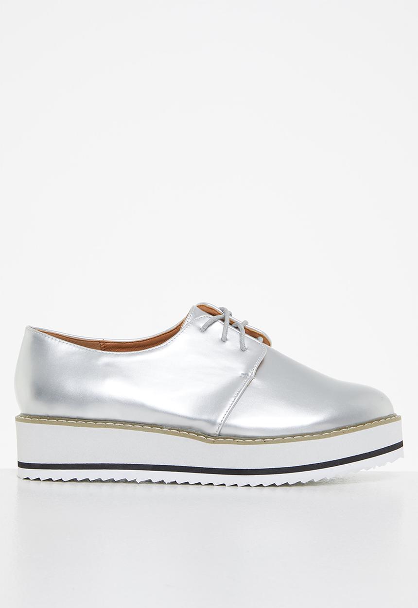 Madison® - Maeve flatform derby - silver mirror