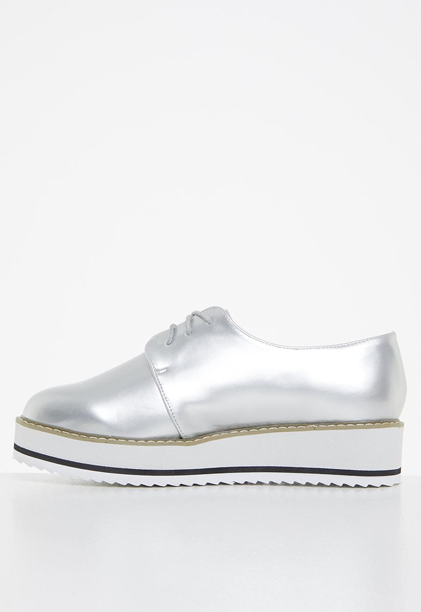 Madison® - Maeve flatform derby - silver mirror