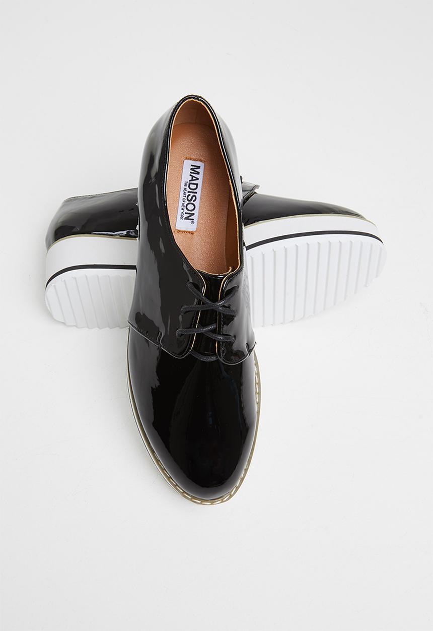 Madison® - Maeve flatform derby - black 