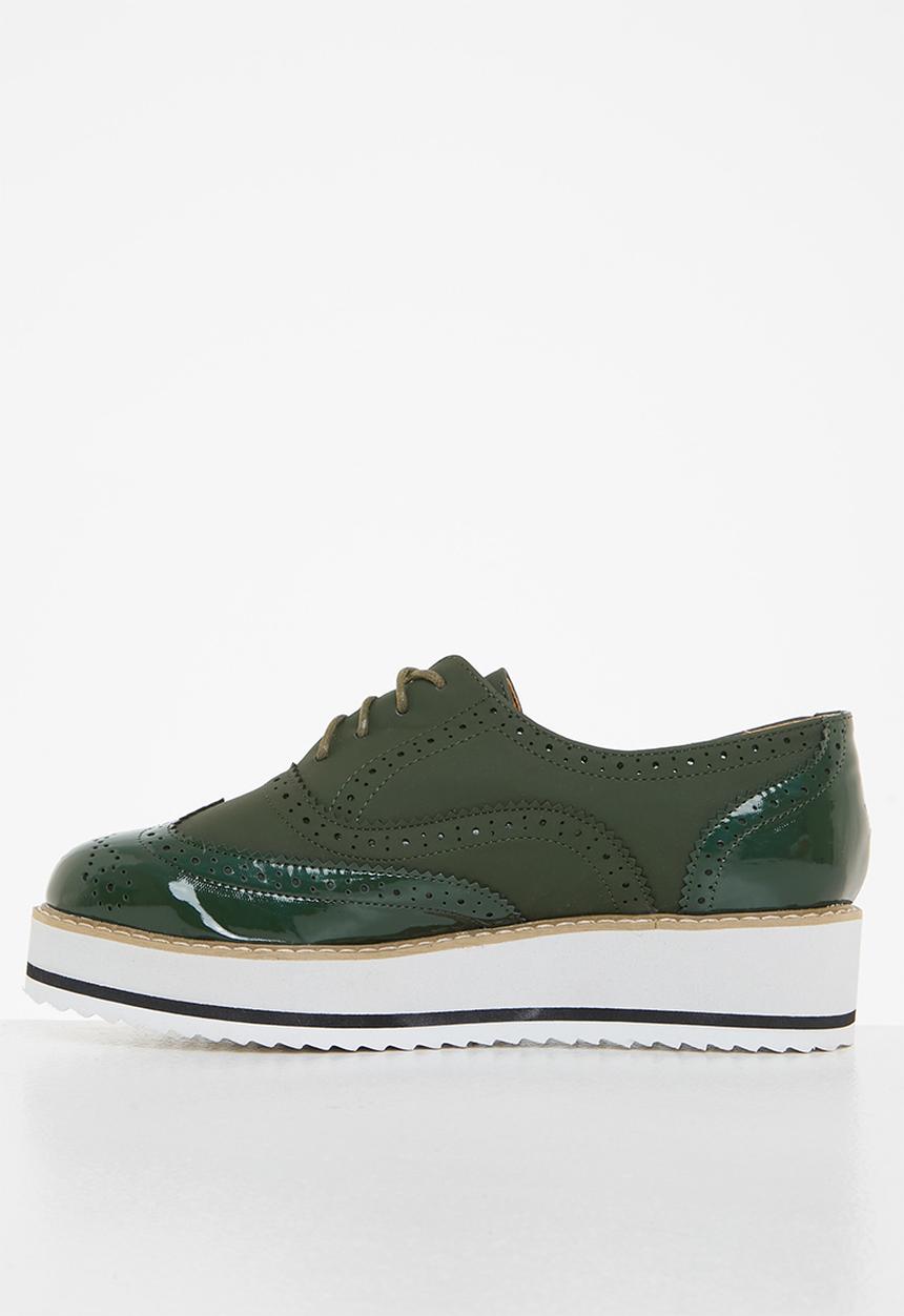 Madison® - Molly flatform brogue - olive