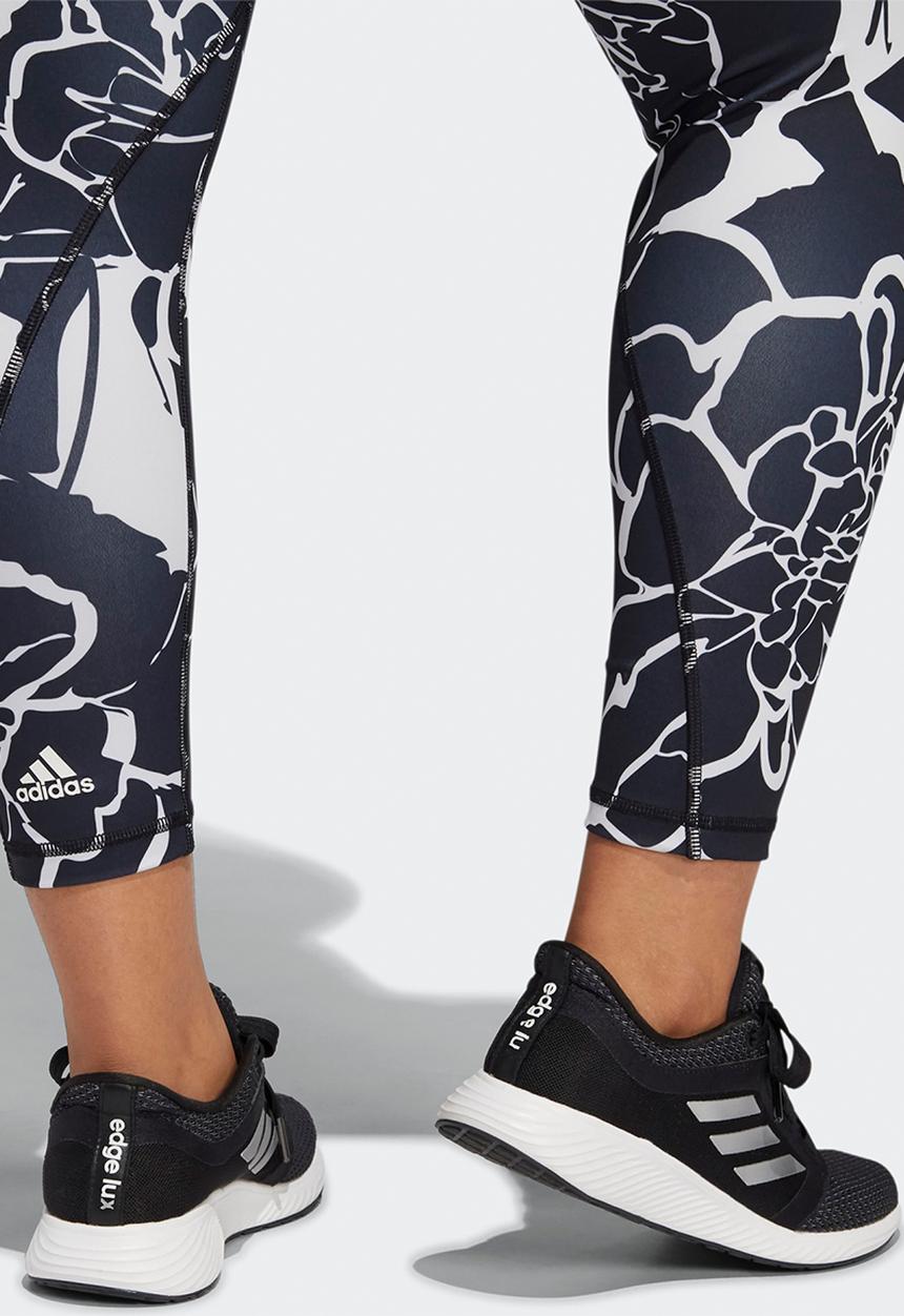 adidas Performance - Plus vf flower 7/8 tights - black
