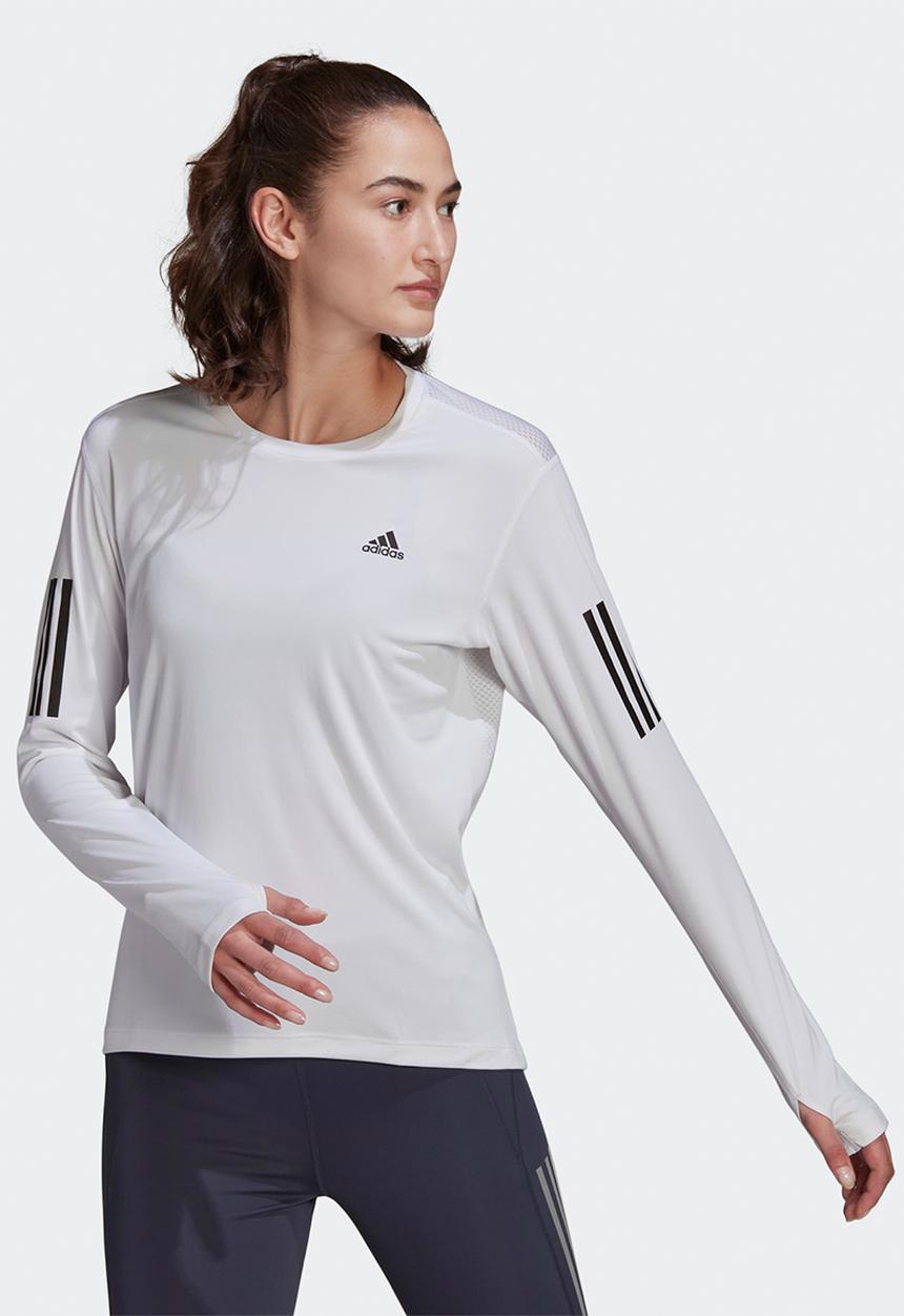 adidas Performance - Otr log sleeve tee - white