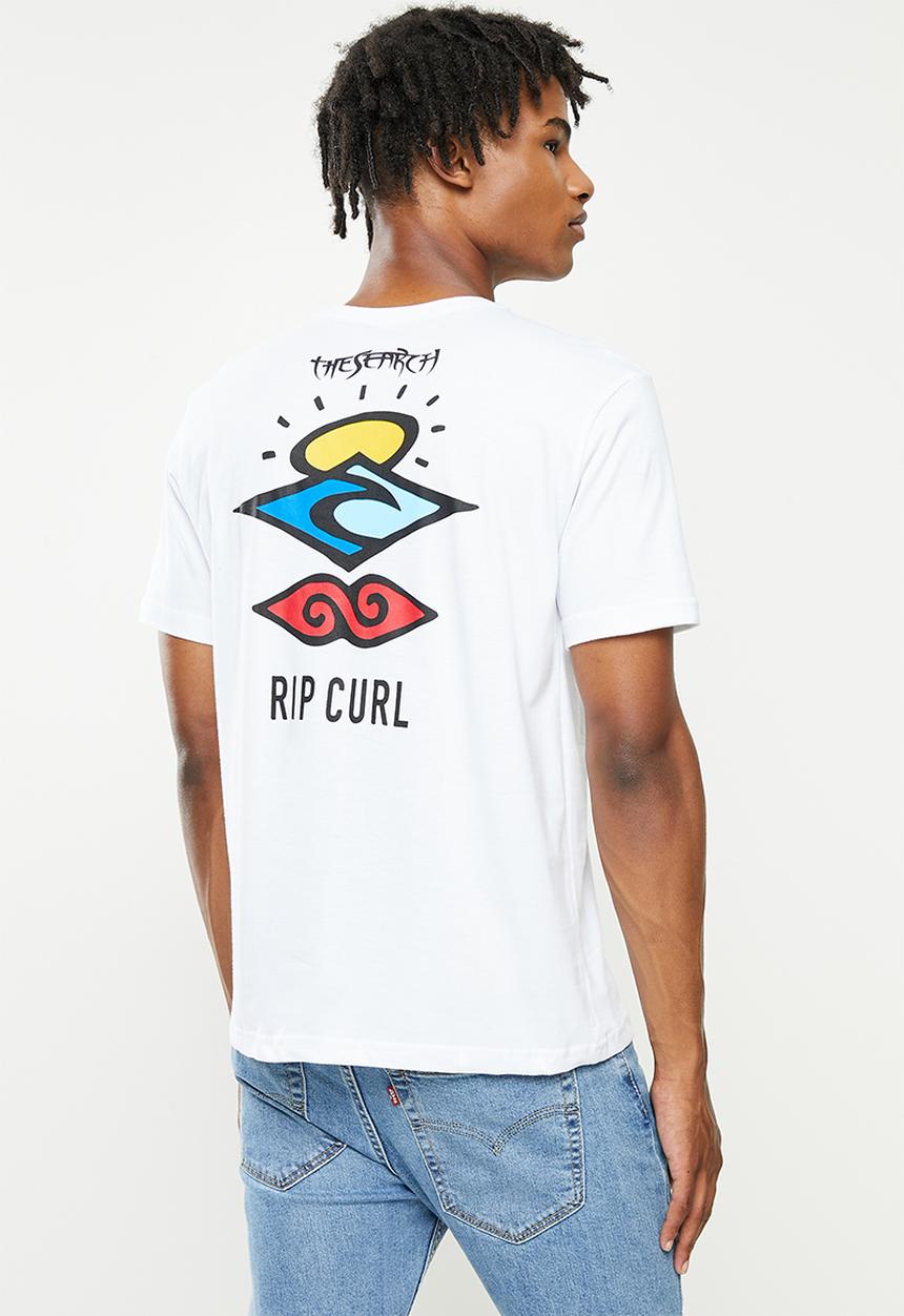 Rip Curl - Search logo short sleeve tee - white