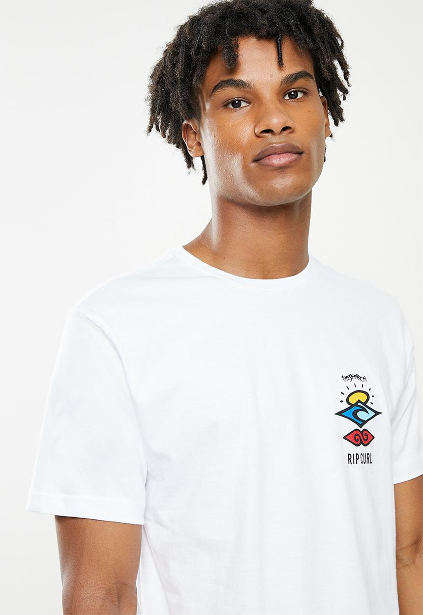 Rip Curl - Search logo short sleeve tee - white