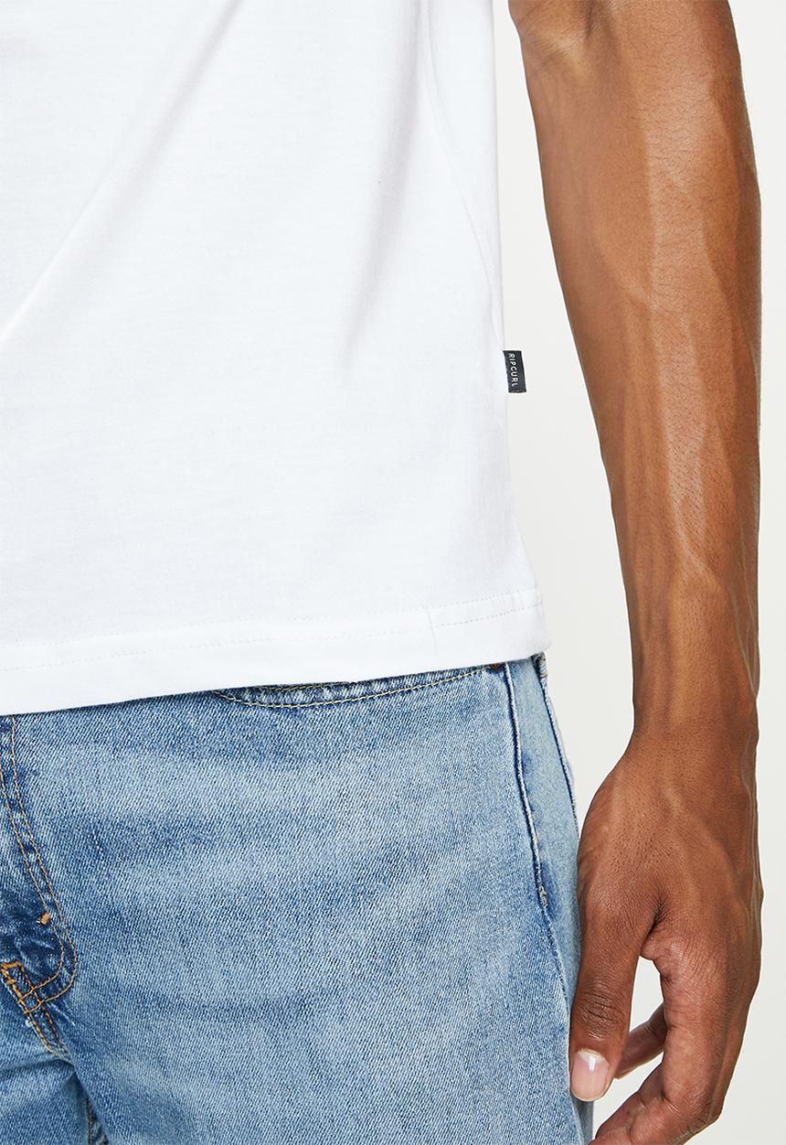 Rip Curl - Search logo short sleeve tee - white