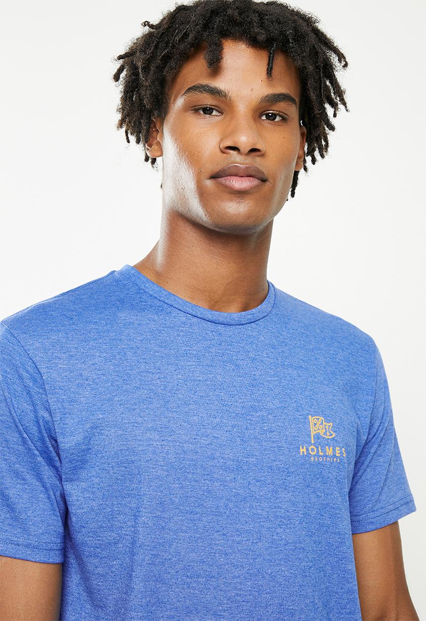 Holmes Bro's - Flag t-shirt - heather hydrus