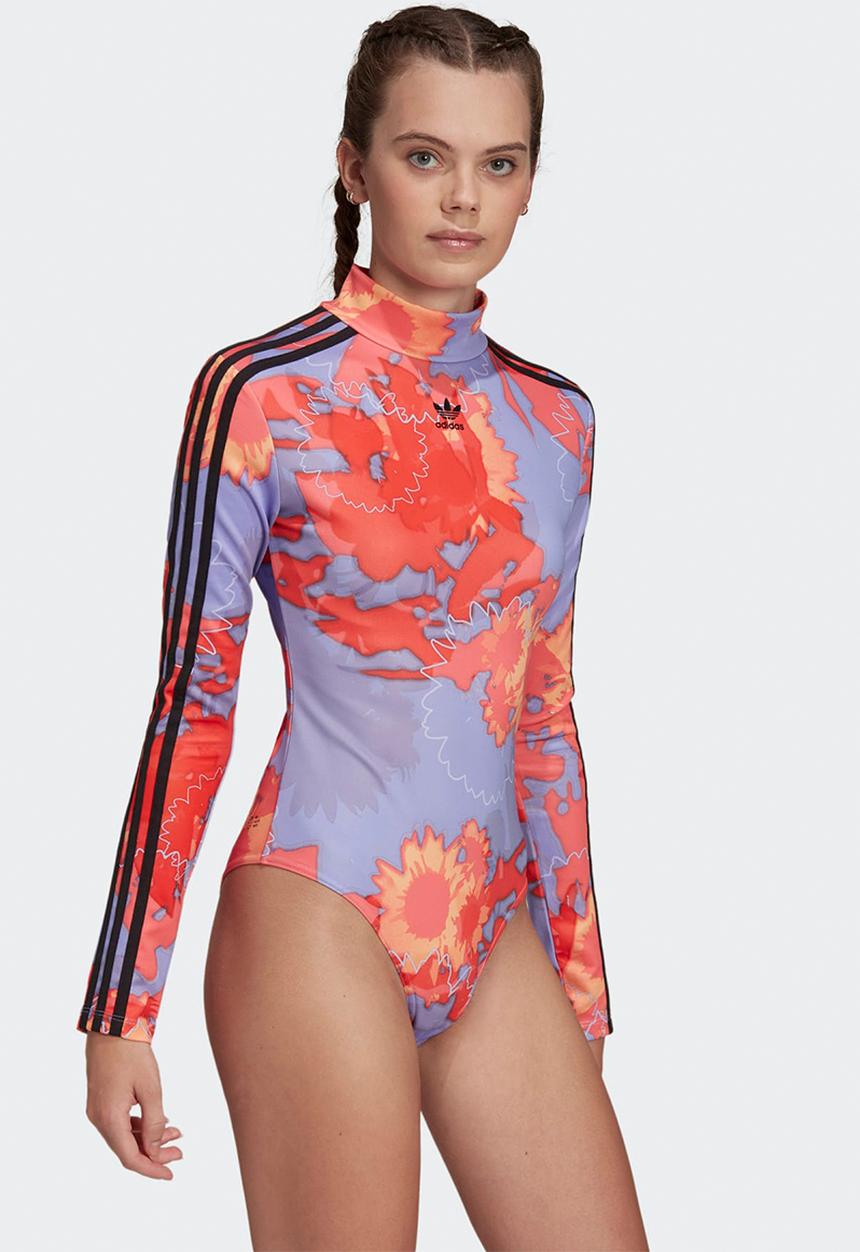 adidas Originals - Graphic bodysuit - multi/light purple