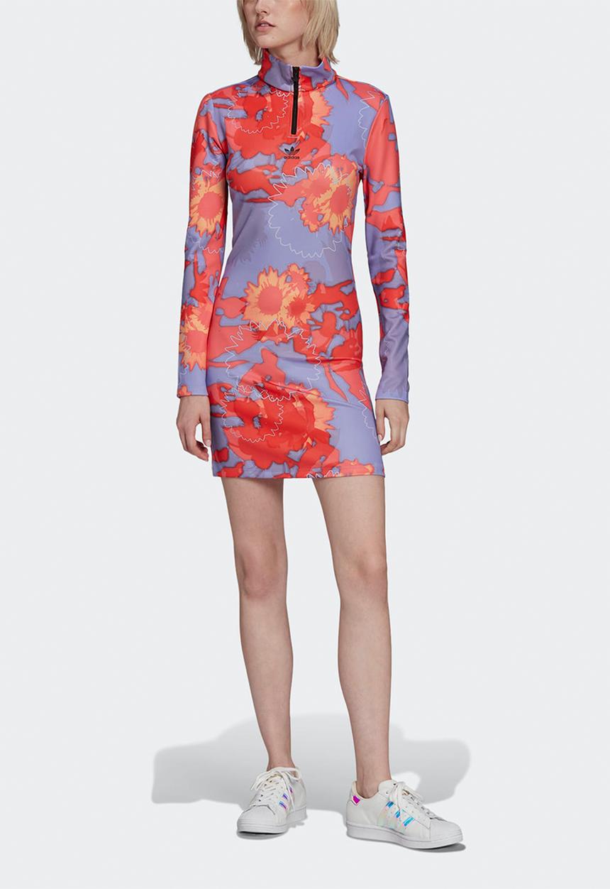 adidas Originals - Graphic dress - multi/light purple