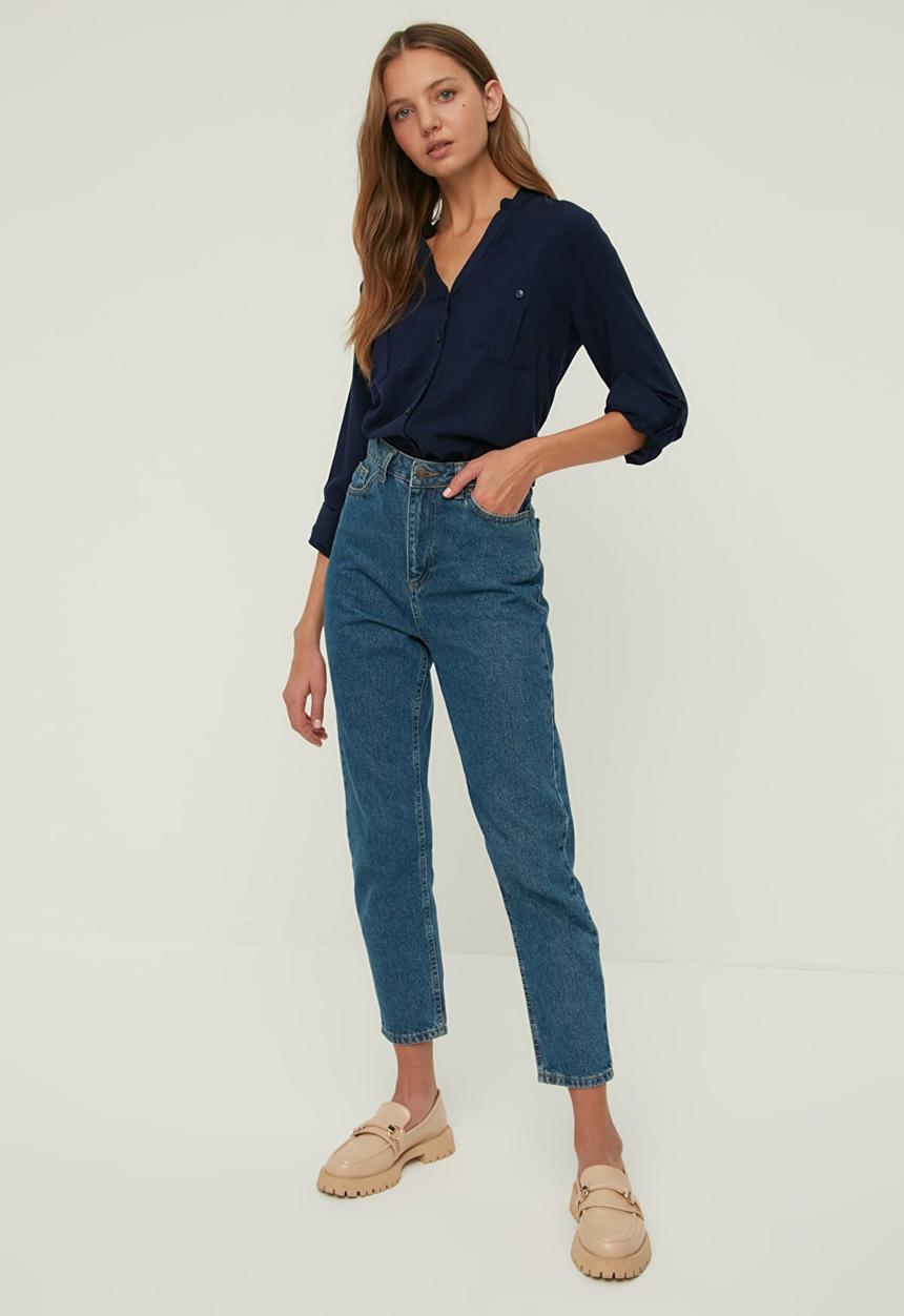 Trendyol - Double pocket shirt - navy