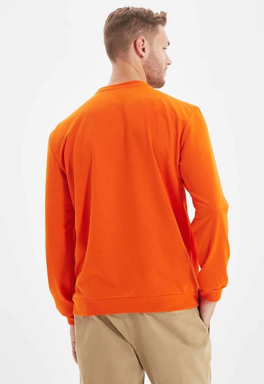 Trendyol - Don't overreact regular fit sweater - orange