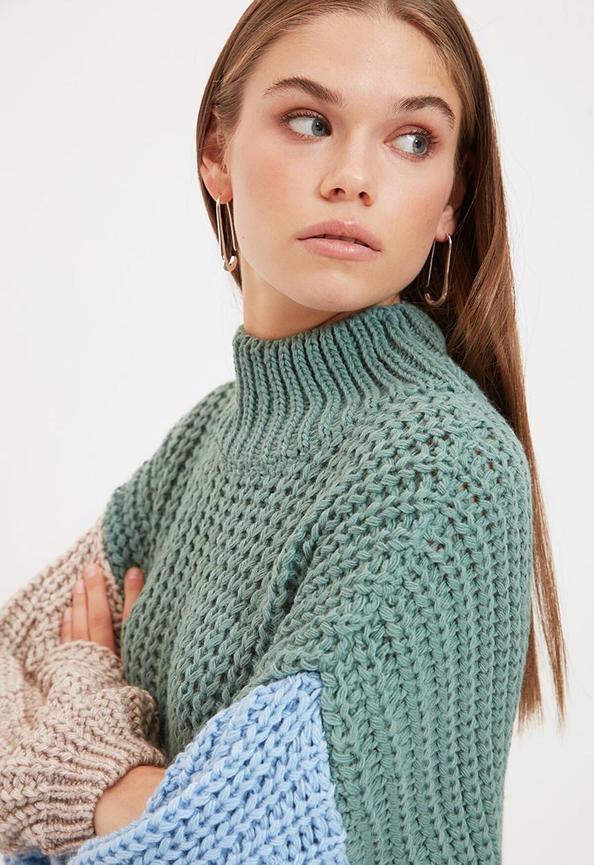 Trendyol - Color block knitwear sweater - multi 