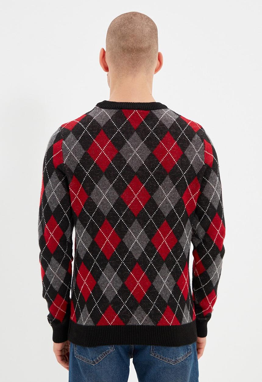 Trendyol - Mike argyle slim fit knit - multi