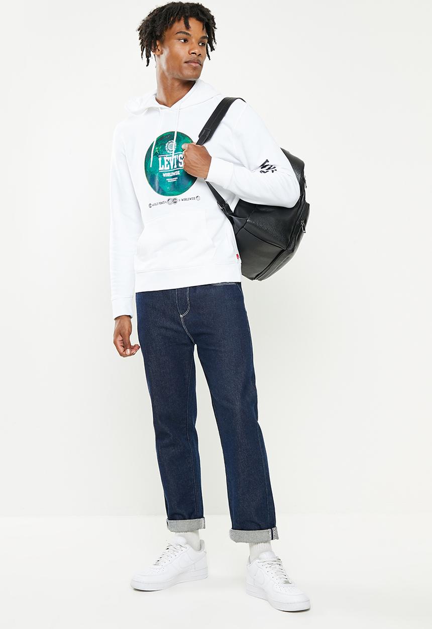 Levi’s® - T3 graphic hoodie varsity photo - white