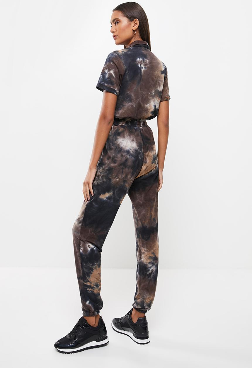 SISSY BOY - Fleece boilersuit - tie dye