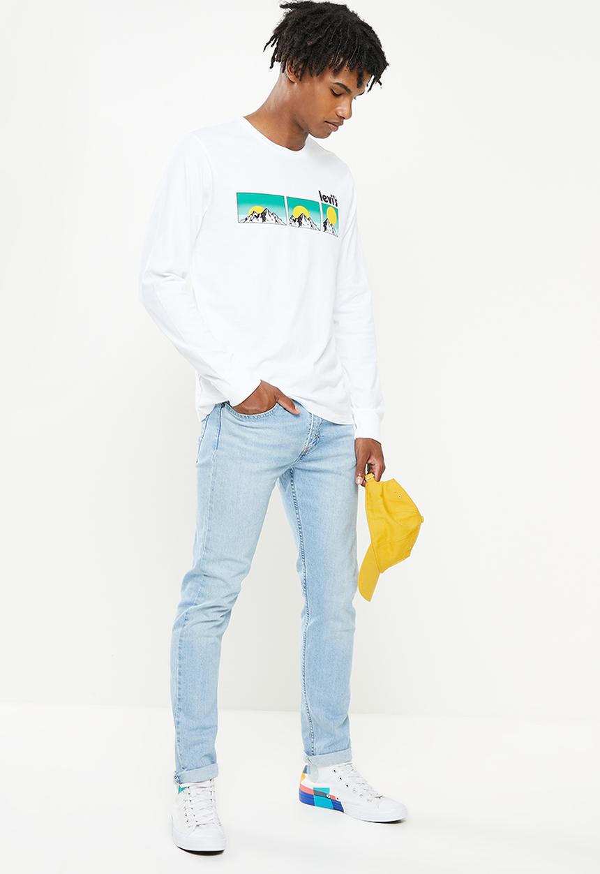 Levi’s® - 512® slim taper fall in love adv - light blue