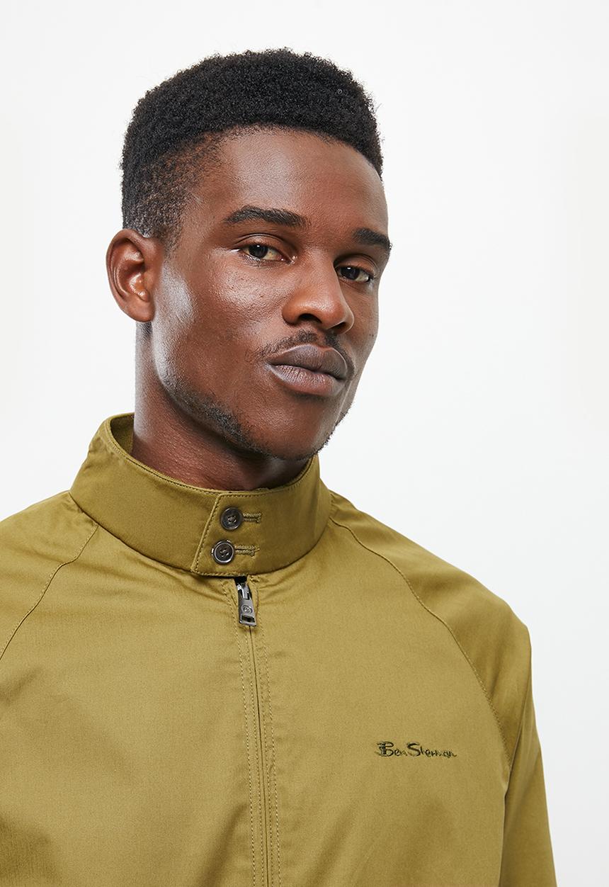 Ben Sherman - Signature Harrington jacket - grasshopper