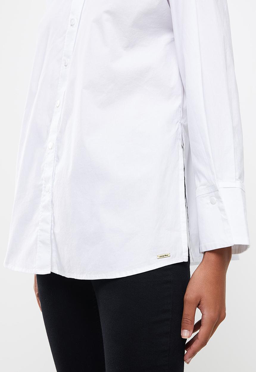 SISSY BOY - Oversized button up shirt - white