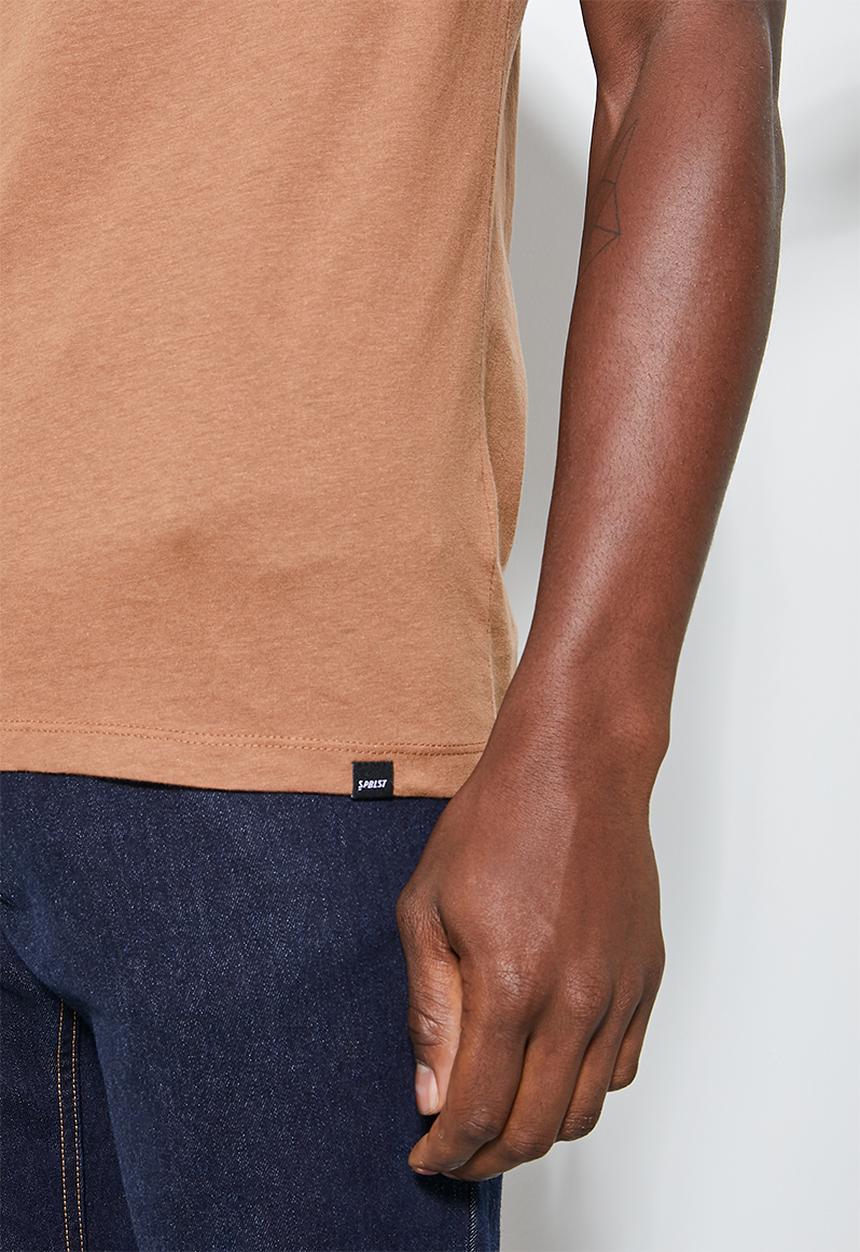 Superbalist - Nate crew neck tee - mocca