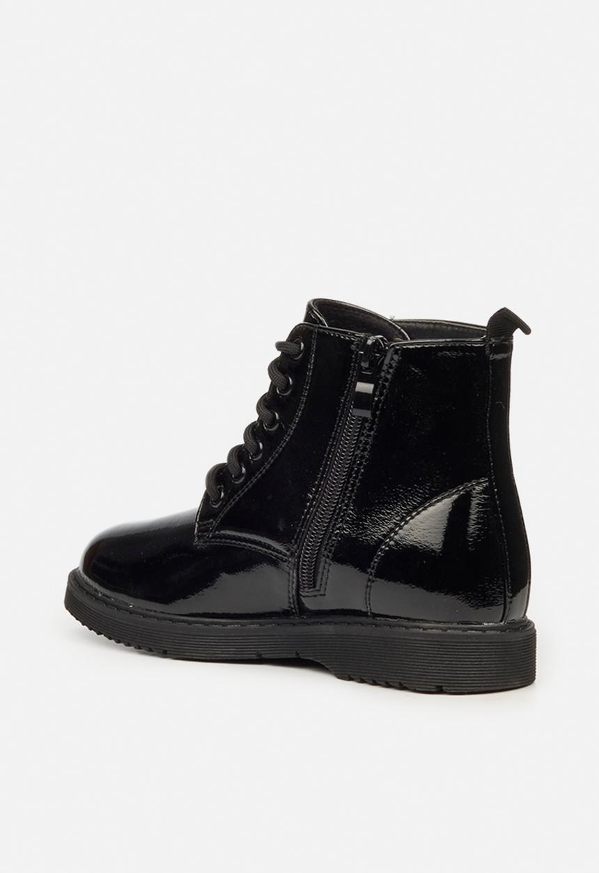 Little Miss Black - Nirvana girls ankle boot - black
