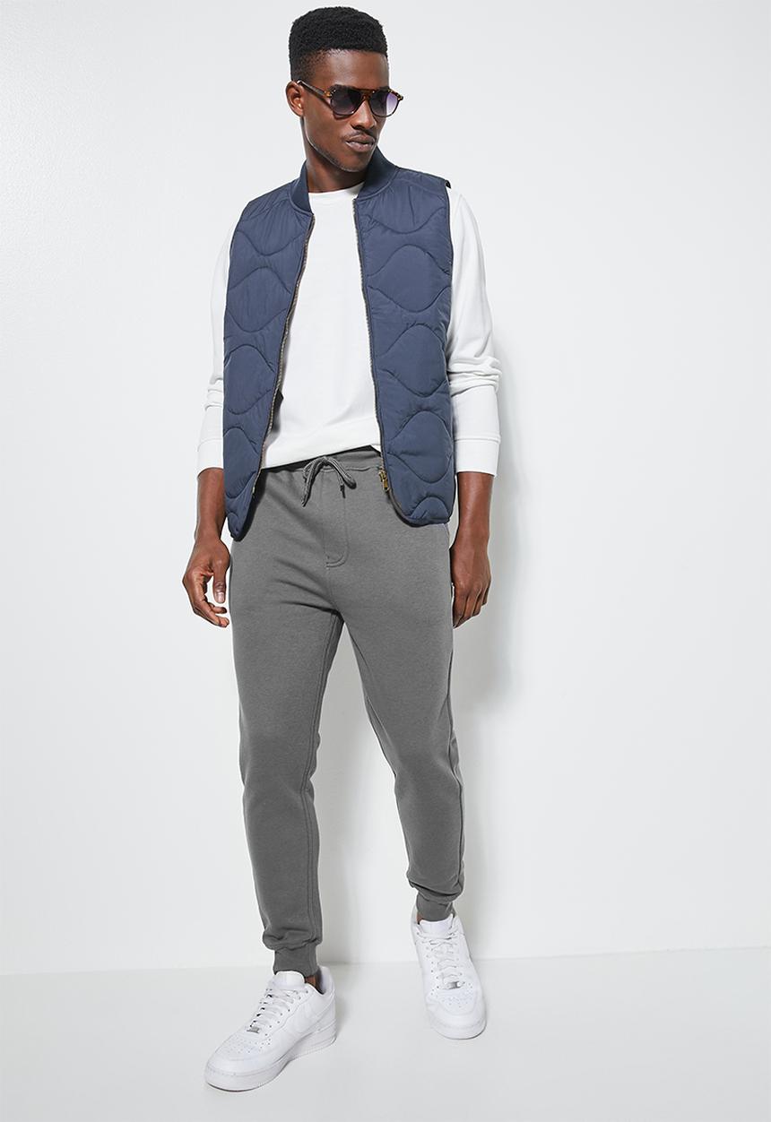 Superbalist - Madrid slim sweatpants - charcoal melange