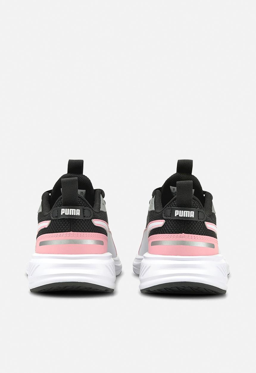 PUMA - Scorch runner mesh jr - puma white-puma black-peony