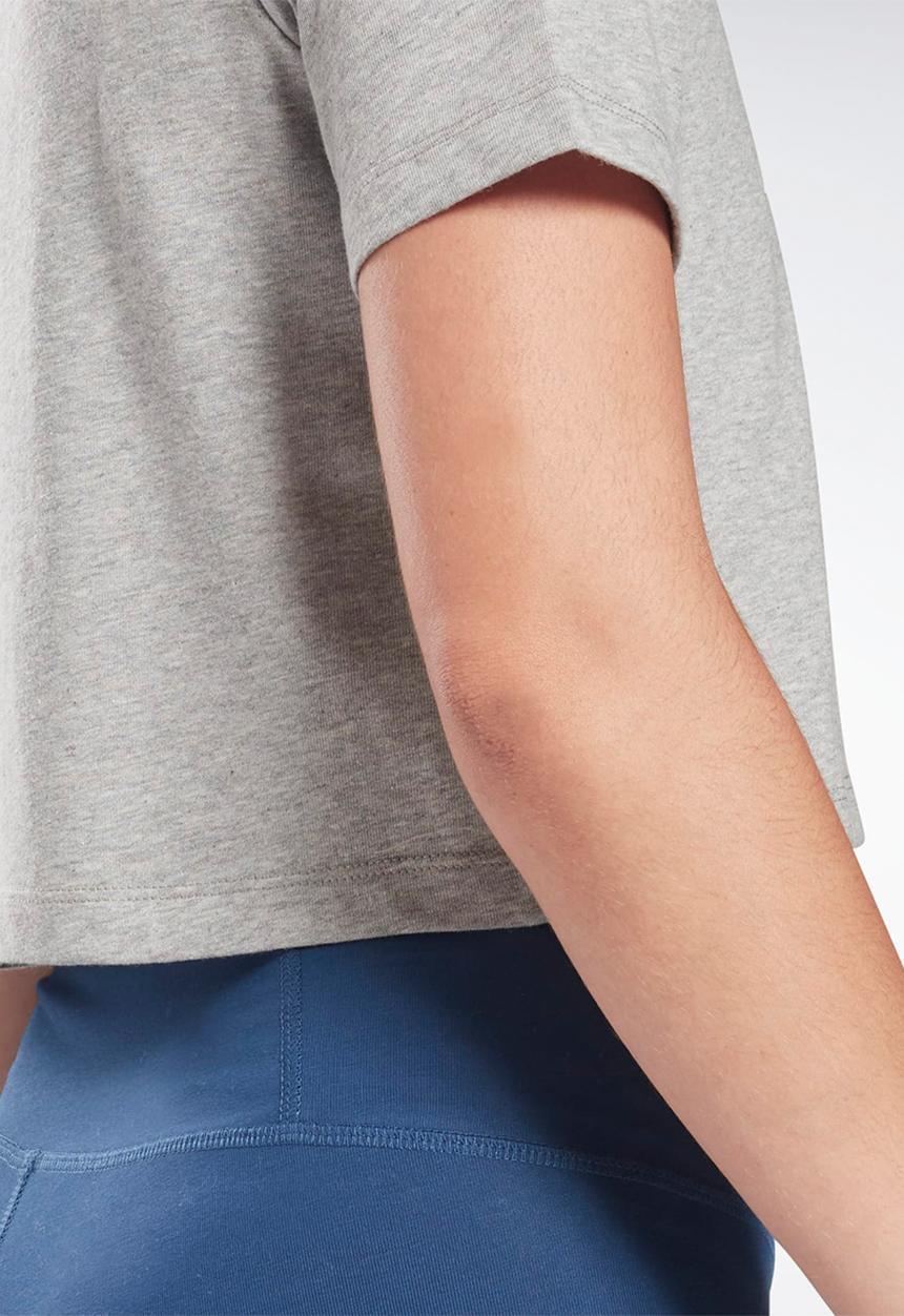 Reebok - Ri bl crop tee - grey
