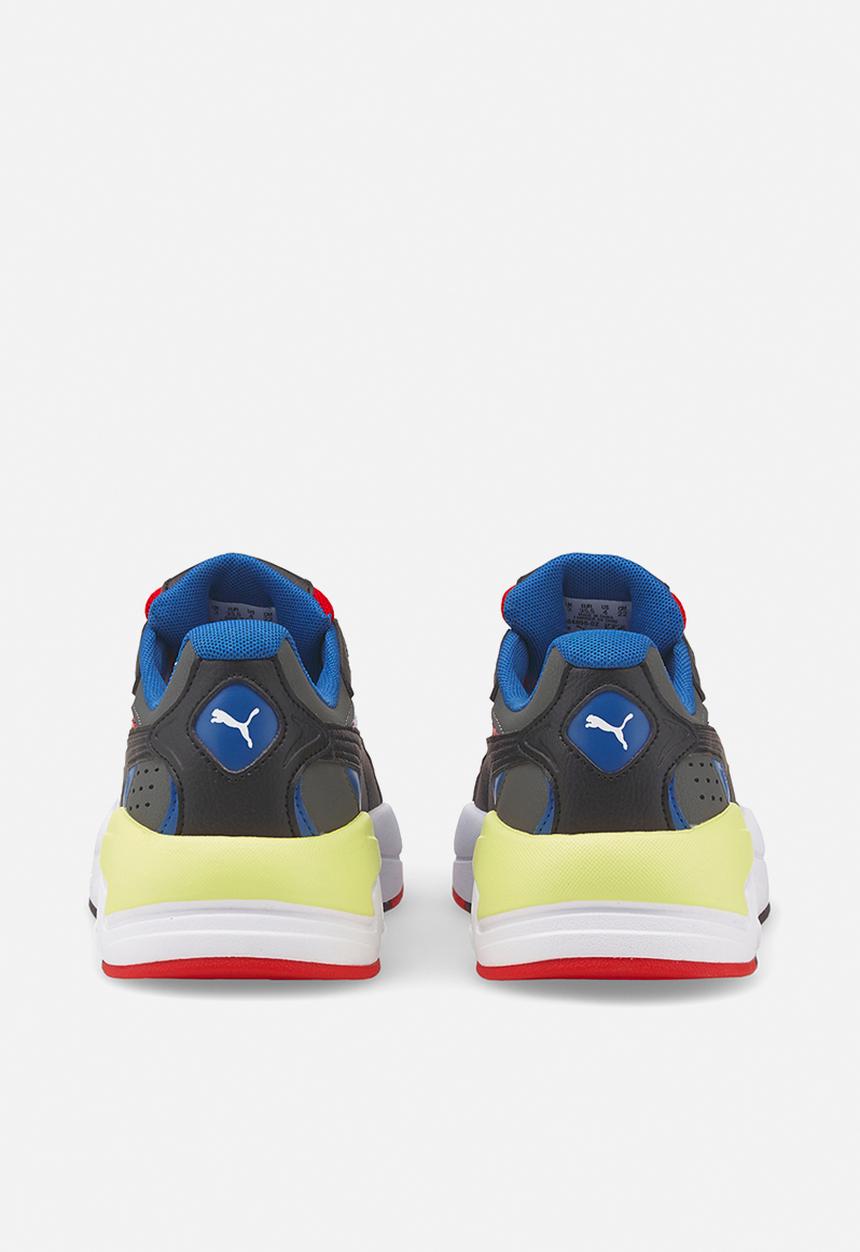 PUMA - X-ray speed jr - puma white-puma black-dark shadow-vallarta blue