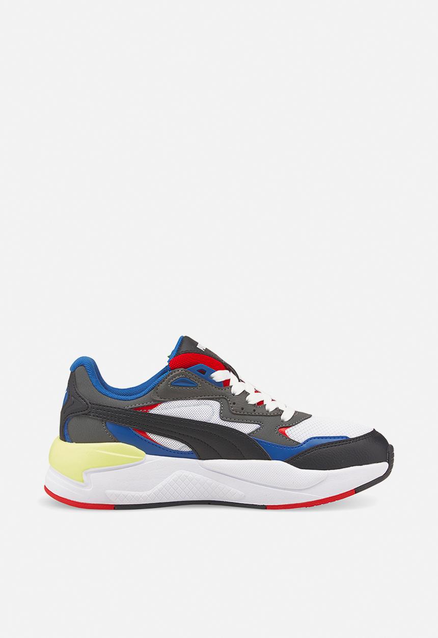 PUMA - X-ray speed jr - puma white-puma black-dark shadow-vallarta blue