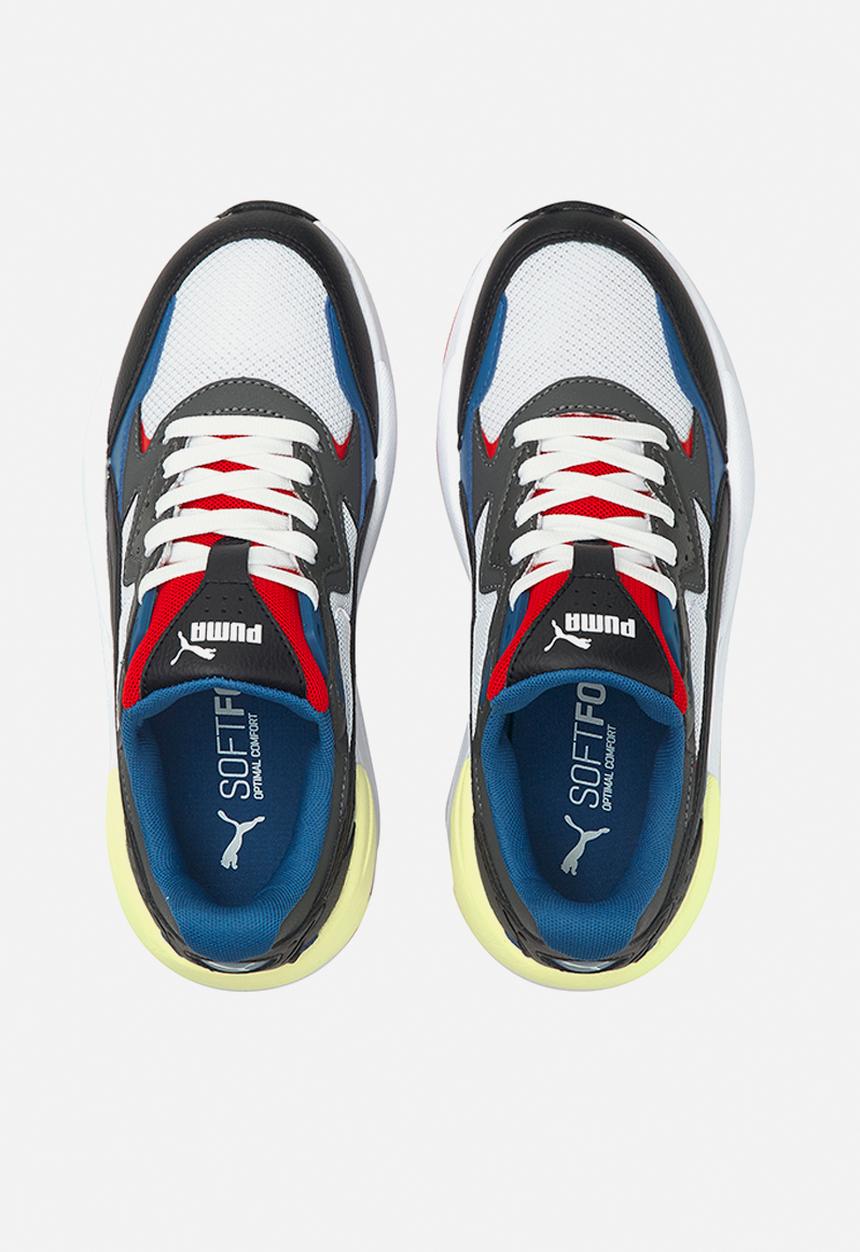 PUMA - X-ray speed jr - puma white-puma black-dark shadow-vallarta blue