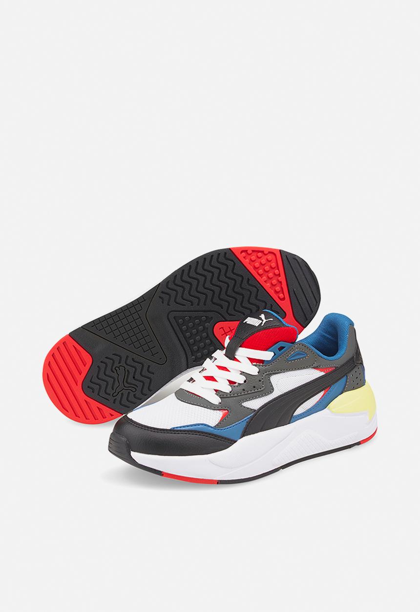 PUMA - X-ray speed jr - puma white-puma black-dark shadow-vallarta blue